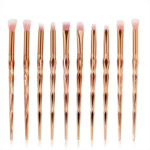 SOLD! 2 PKS/$21 10 PIECE PK ROSE-GOLD PRO BRUSH SET